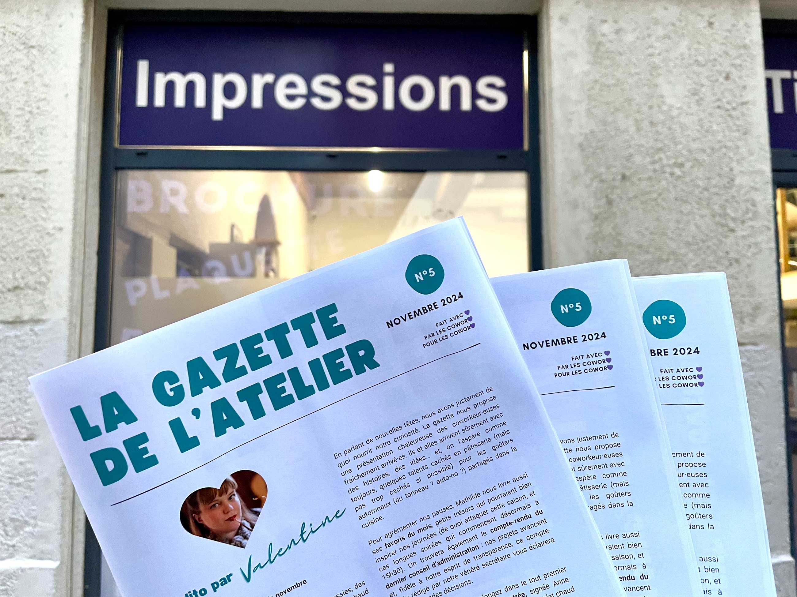Dans les coulisses de La Gazette de l’Atelier